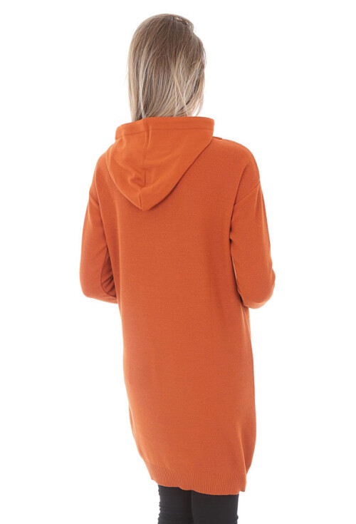 15604 Kapşonlu Triko Tunik