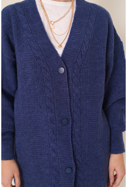 15768 Tesettür Triko Hırka