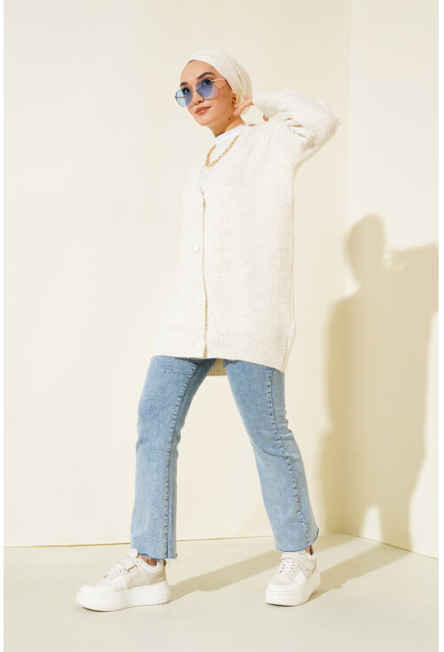 15768 Hijab Knit Cardigan