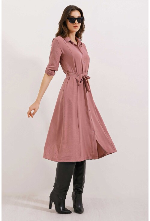 2442 Shirt Dress With Belt