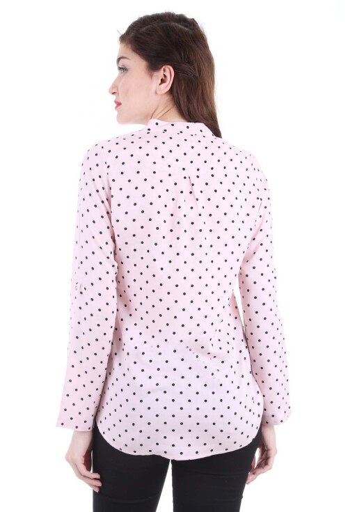 3432 Desenli Çıtçıtlı Gömlek