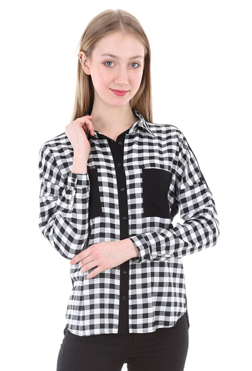 3535 Cepli Ekoseli Gömlek