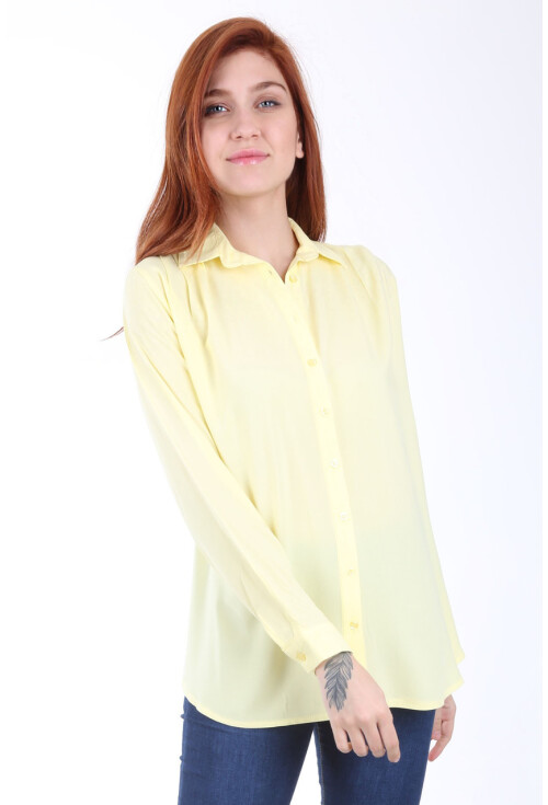 3627 Plain Shirt Without Pockets