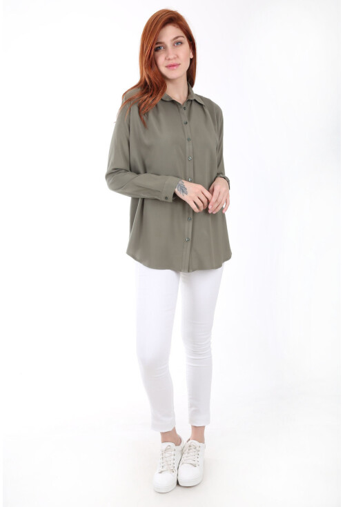 3627 Cepsiz Düz Gömlek