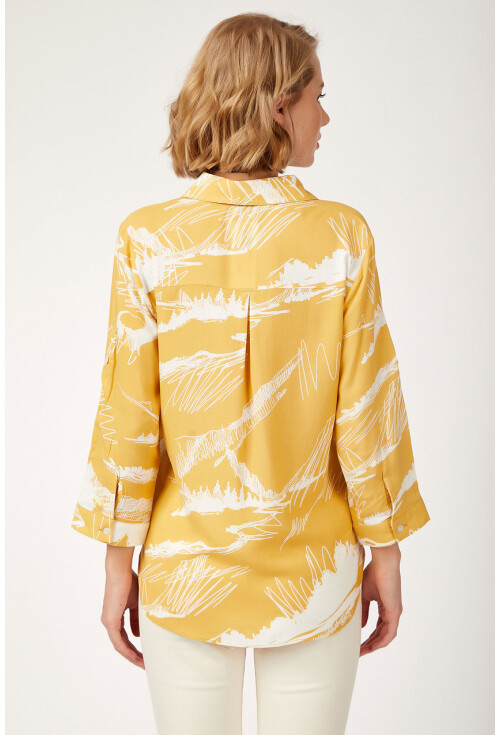 3830 Patterned Viscose Shirt