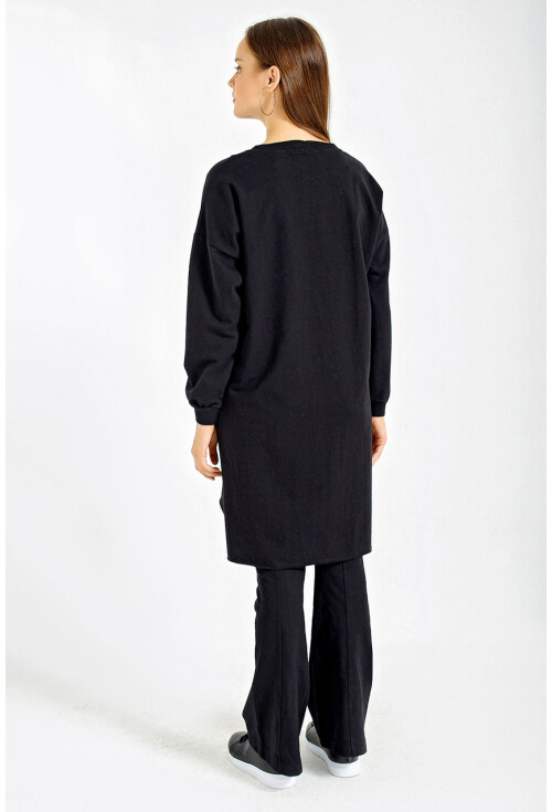 4207 Oversized Printed Sweatshirt