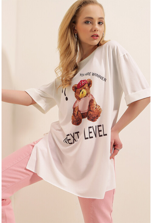 4329 Baskılı T-Shirt