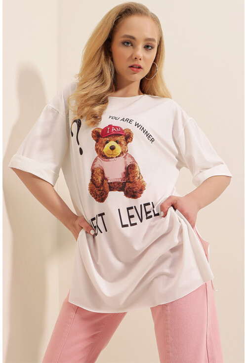 4329 Baskılı T-Shirt