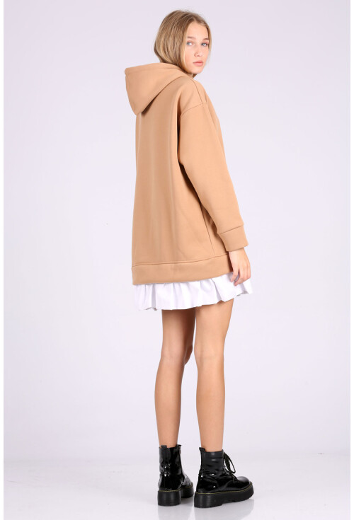 4458 Etek Detaylı Sweatshirt