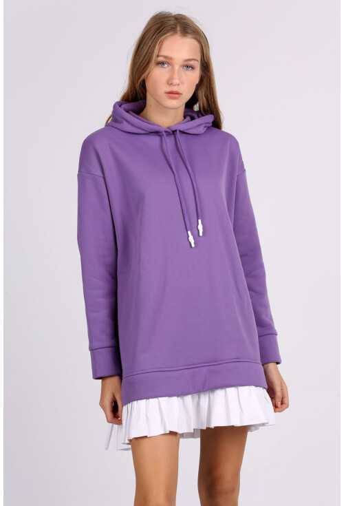 4458 Etek Detaylı Sweatshirt