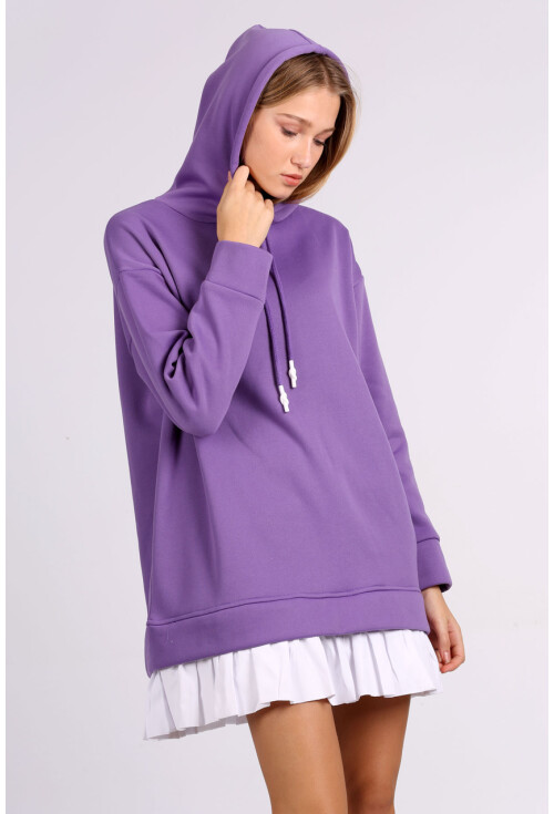 4458 Etek Detaylı Sweatshirt