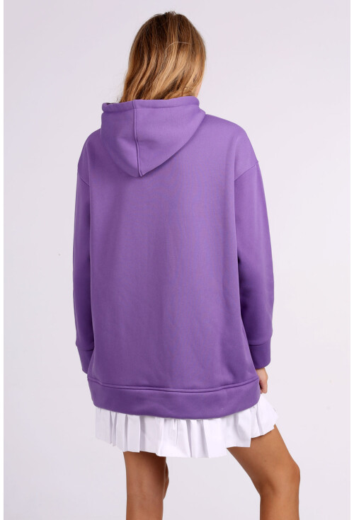 4458 Etek Detaylı Sweatshirt