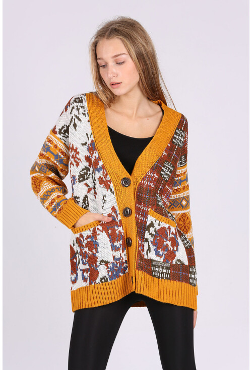 48500 Vintage Boyfriend Hırka