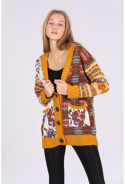 48500 Vintage Boyfriend Hırka