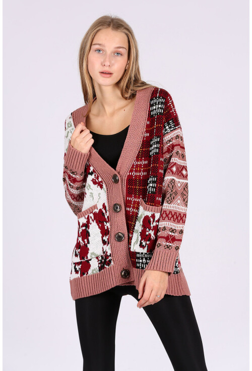 48500 Vintage Boyfriend Hırka