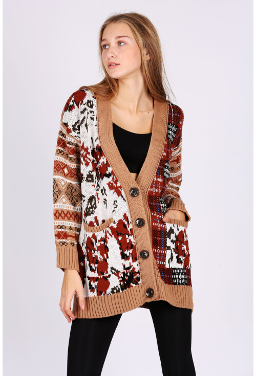 48500 Vintage Boyfriend Hırka