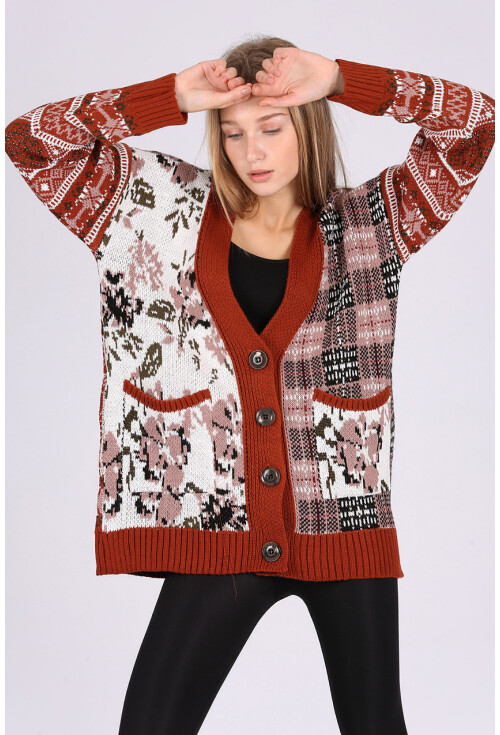 48500 Vintage Boyfriend Hırka