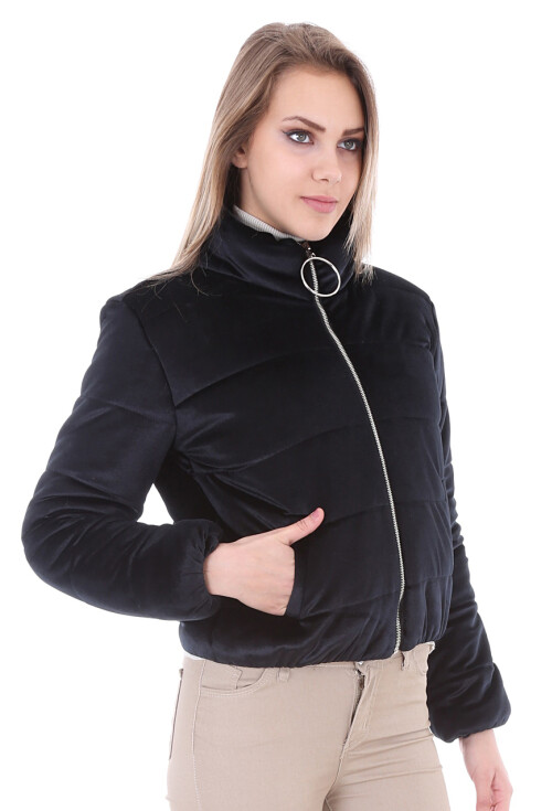 5066 Kadife Şişme Mont
