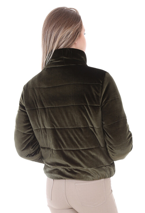 5066 Kadife Şişme Mont