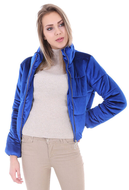 5066 Kadife Şişme Mont