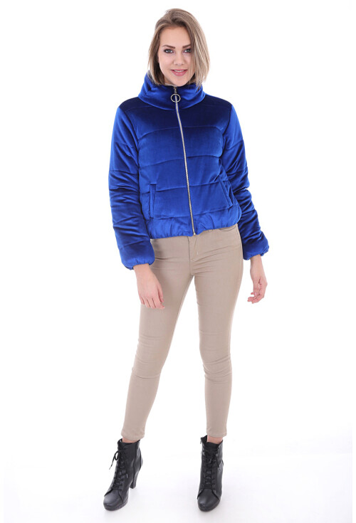5066 Kadife Şişme Mont