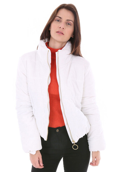5066 Kadife Şişme Mont