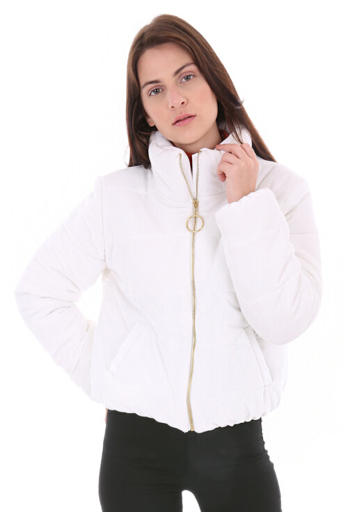 5066 Kadife Şişme Mont