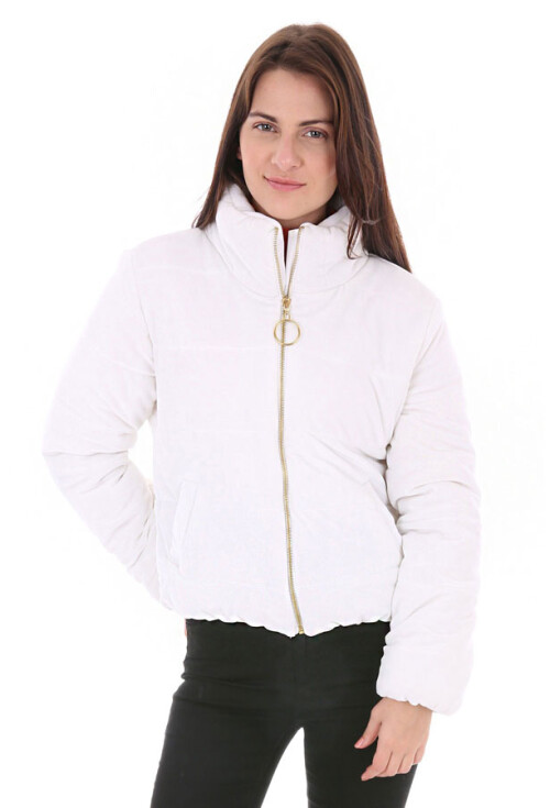 5066 Kadife Şişme Mont