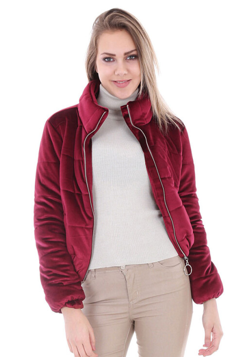 5066 Kadife Şişme Mont