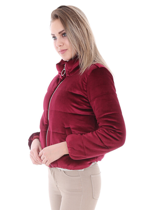 5066 Kadife Şişme Mont