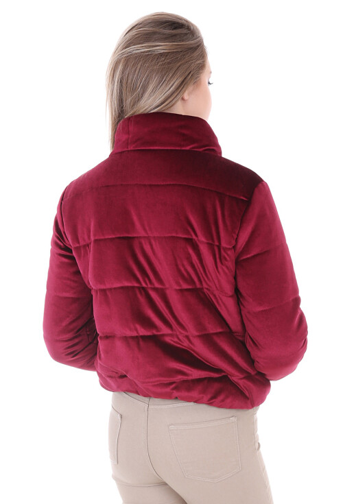 5066 Kadife Şişme Mont
