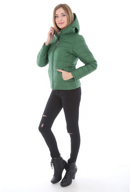 5078 Kapşonlu Şişme Mont