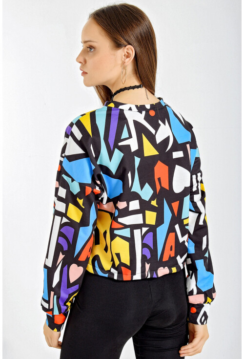 55311 Desenli Sweatshirt