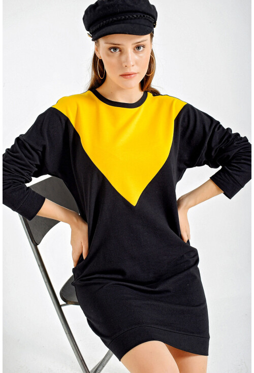 55314 Blok Desen Sweat Tunik