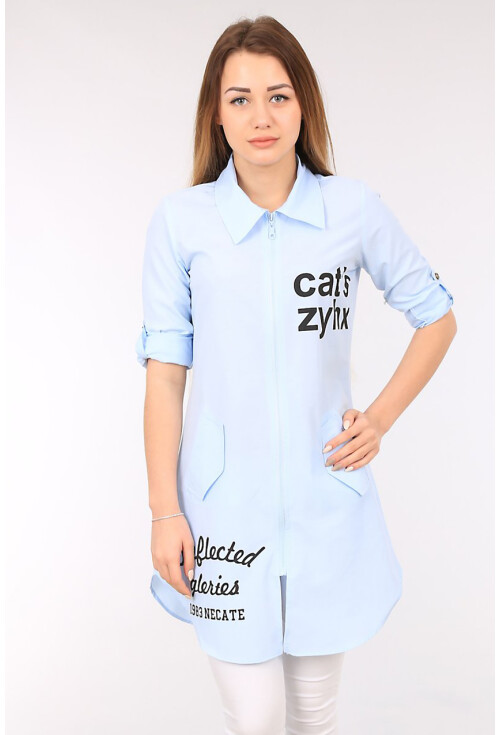 5580 Fermuarlı Tunik