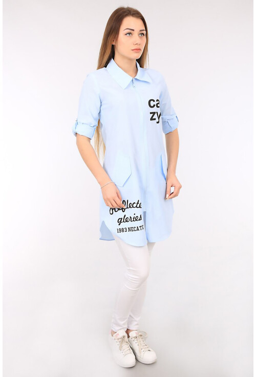 5580 Fermuarlı Tunik