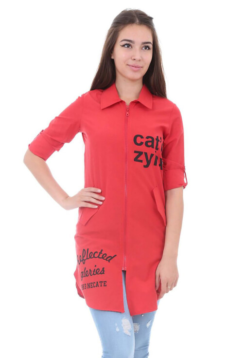 5580 Fermuarlı Tunik
