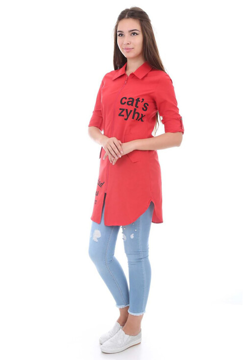 5580 Fermuarlı Tunik
