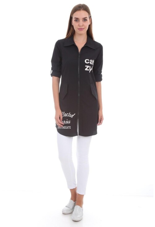 5580 Fermuarlı Tunik