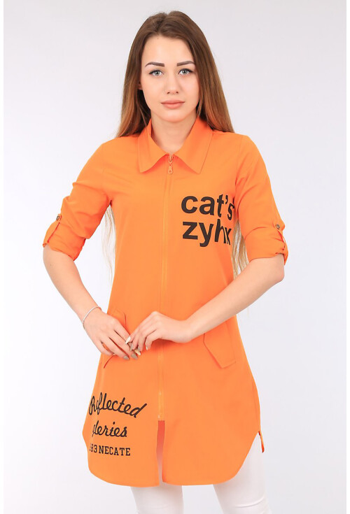 5580 Fermuarlı Tunik
