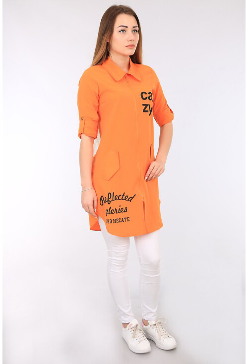5580 Fermuarlı Tunik
