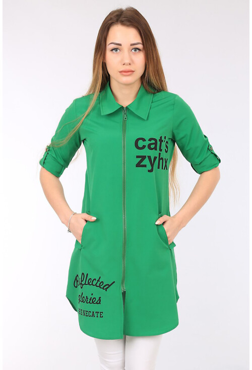5580 Fermuarlı Tunik