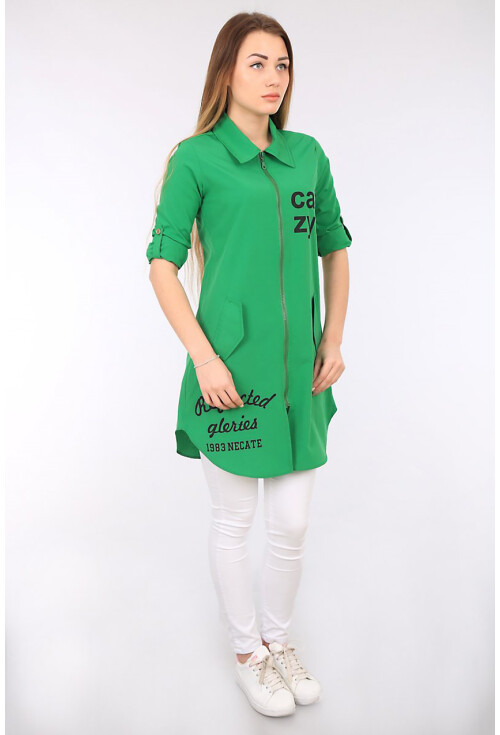 5580 Fermuarlı Tunik