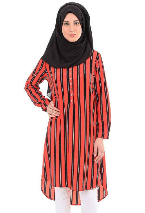 5607 Hakim Yaka Tesettür Tunik