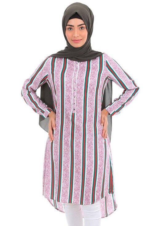 5607 Hakim Yaka Tesettür Tunik