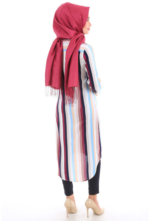 5607 Hakim Yaka Tesettür Tunik
