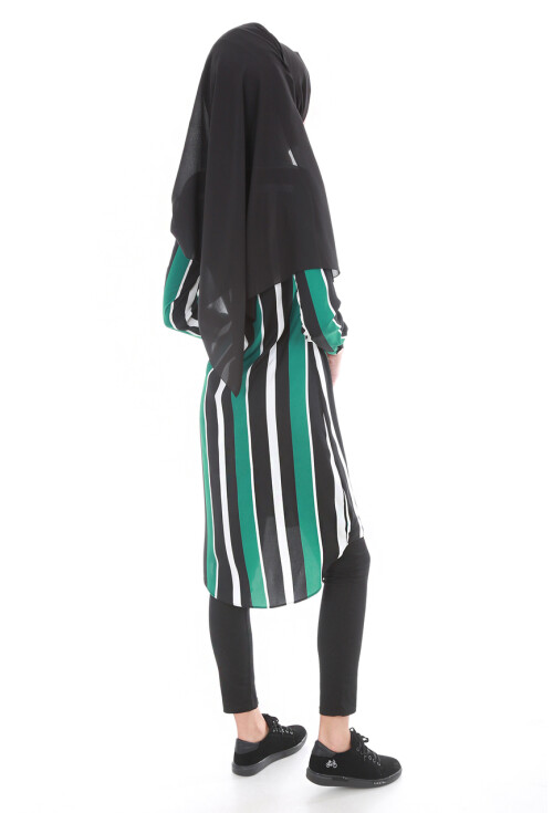 5607 Hakim Yaka Tesettür Tunik