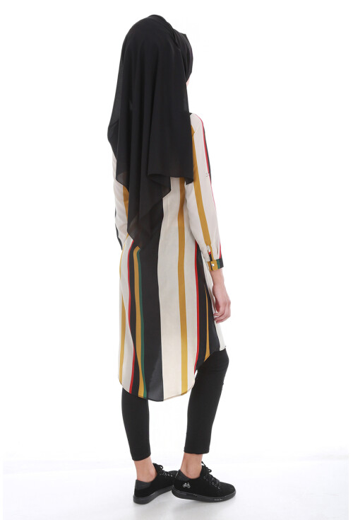 5607 Hakim Yaka Tesettür Tunik