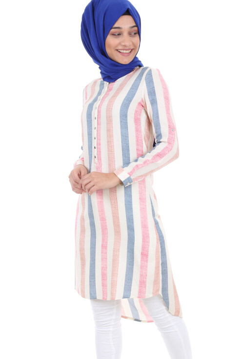 5607 Hakim Yaka Tesettür Tunik