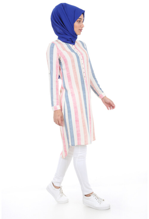 5607 Hakim Yaka Tesettür Tunik